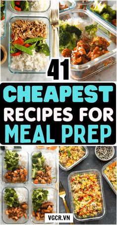 Make life easy on a budget with these make-ahad meals. Explore easy meal prep with these cheap recipes! Ideal for meal prep for the week, these healthy meal plan ideas are delicious and budget-friendly. #mealprep Healthy Meal Prep On A Budget For One, Healthy Meal Prep That Taste Good, Starting A Freezer Meal Business, Cheap Diet Meal Plan, Meal Prep For The Month On A Budget, Lazy Girl Healthy Meal Plan, 5 Day Lunch Meal Prep, Prep Food For The Week Ideas, Budget Friendly Healthy Meal Prep