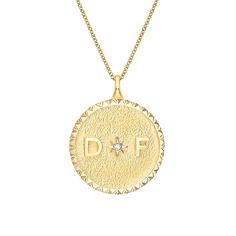 This necklace features a classic medallion pendant that can be customized with your chosen initial, making it a truly personal and meaningful accessory.Crafted with attention to detail, you can select from a range of premium metals, including S925 Silver, 10K Gold, 14K Gold, 18K Gold, or Platinum, and choose your preferred metal color: White and Yellow Gold. This versatility ensures that your necklace perfectly matches your individual taste.Whether it's a gift for yourself or a loved one, the Pe Priority List, Silver Lab, Gold Coin Necklace, Meaningful Jewelry, Medallion Necklace, Necklace Pendants, Birthstone Pendant, Brilliant Earth, Gold Initial