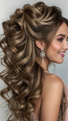 Hairstyles For A Formal Event, Hair Do For Medium Length Hair, Gala Hairstyle, Pageant Hair, Wedding Hair Up, Hairstyle Tips, Bridal Hair Inspiration, Curls For Long Hair, Formal Hair