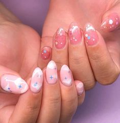 50 Trendsetting Valentines Nail Art Ideas Valentines Nail Art Ideas, Pink Spring Nails, Cute Nail Art Ideas, Pink Streaks, Long Stiletto Nails