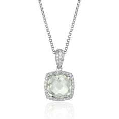 Elevate your jewelry collection with this exquisite 14k Semi Precious Halo Cushion Cut Necklace. The expertly crafted cushion cut semi-precious gemstone is set in shining 14k gold, creating a timeless piece that exudes sophistication and style. The halo design adds a touch of extra allure, while the gleaming chain adds the perfect finish to this luxurious accessory. Whether you're dressing up for a night out or simply want to add some elegance to your everyday look, this necklace is a must-have Halo Design, Colorless Diamond, Diamond Clarity, Quality Diamonds, Cushion Cut, Semi Precious Gemstones, Timeless Pieces, Everyday Look, Colored Diamonds