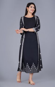 Indian Party Wear Bollywood Kurti With Attached Shrug Women Anarkali Kurtis Gown Shrug Pose, Kurti With Shrug, Bollywood Kurti, Anarkali Kurtis, Indian Kurtis, India Shopping, Dress Traditional, Long Kurti, Indian Party