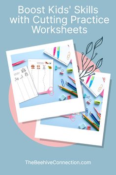 the best kids's skills with cutting practice worksheets