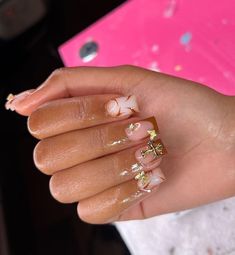 Acrylics Short, Simple Short Nails, 3 Meaning, Short Nails Ideas, Chocolate City, Acrylic Nail Set, Drip Nails