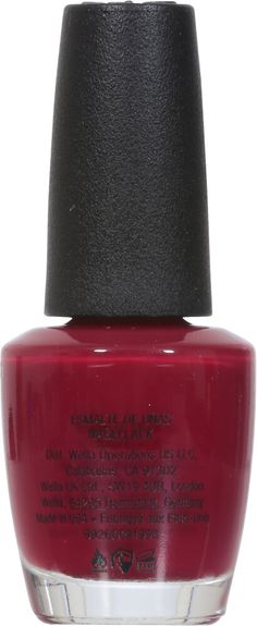 Bring the luscious and rich look of your favorite deep red vino to your fingertips with OPI Malaga Wine. Find yourself taking on a glass-half-full attitude when your manicure features this intoxicating hue. Enjoy the long-lasting and much-loved quality of OPI’s original formula with every application of this brilliant nail polish. Choose the brand’s Nail Lacquer formula for seven-day wear, or opt for Infinite Shine for a gel-like manicure that lasts up to 11 days. Wine Nails Opi, Nails Opi Gel, Opi Malaga Wine, Malaga Wine, Wine Nails, Nails Opi, Red Nail Polish, Nail Lacquer, Your Shopping List