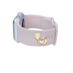 "🚨CURRENT TURNAROUND TIME IS 3-5 BUSINESS DAYS🚨 Nurse Watch Charm -Medical Enamel Watchband Charm - Smartwatch Charm - RN Watchband Charm - Nurse Gift - RN Graduation - Nursing School Gift Introducing our exclusive Watchband Charms collection, thoughtfully designed with medical professionals in mind. A symbol of your dedication to patient care and the noble profession of medicine, each charm in our collection features medical-themed designs, such as the iconic caduceus symbol, stethoscope char Personalized Pink Watch Accessories Gift, Personalized Pink Watch Accessories For Gift, Apple Watch Charm, Graduation Nursing, Caduceus Symbol, Stethoscope Charms, Nursing School Gifts, Charms Collection, Nurse Watch