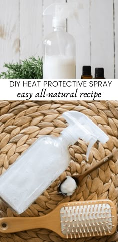 Diy Heat Protectant For Hair Homemade, Diy Hair Protectant Spray, Diy Heat Protectant For Hair, Diy Hair Heat Protectant, Natural Hair Heat Protectant, Diy Heat Protectant, Hair Heat Protectant, Our Oily House, Diy Hair Spray