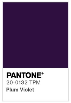 pantone's plum violet paint is shown in the color purple, which has been used