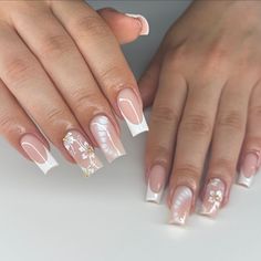 Flower Manicure, Manicure Art, Exotic Orchids, Girly Acrylic Nails, Best Nail Art Designs, Cute Gel Nails, Best Nail Art