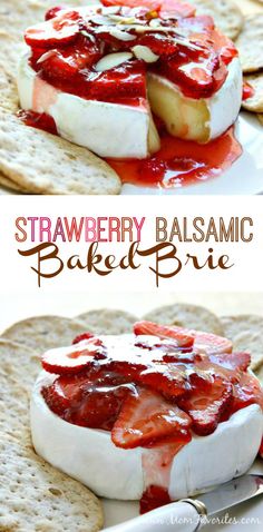 strawberry balsamic baked in pita bread