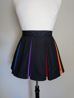 This Womens Skirts item by AriShaeCosplay has 931 favorites from Etsy shoppers. Ships from United States. Listed on Nov 18, 2023 Rainbow Pleated Skirt, Pop Art Skirt, Black And Rainbow Outfit, Casual Black Skort With Accordion Pleats, What To Wear With A Pleated Skirt, Black Casual Tennis Skirt With Accordion Pleats, Black Fitted Skirt With Accordion Pleats, Black Fitted Pleated Skirt With Box Pleat, Black Flared Mini Skirt With Accordion Pleats