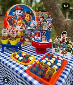 paw patrol birthday party food and decorations