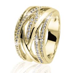 Gold Watch Men, Diamond Alternatives, Elegant Ring, Favorite Rings, The Supreme, All That Glitters, Real Diamonds, Ring Gold, Cut Glass