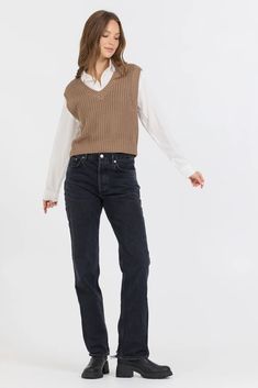 Elevate your outfit with our Toffee Sweater Vest Top. This cropped vest adds a touch of sophistication and warmth to any look. Show off your style with this must-have piece. Cropped Sweater Vest, Sweater Vest Outfit, Outfit Date, Maxi Jumpsuit, Vest Outfit, Rompers For Kids, Finding My Style, Elevate Your Outfit, Sweater Vest Women