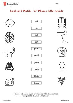 an english worksheet with pictures and words