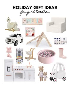 I rounded up my top holiday gift ideas for girl toddlers (around 1-2 years old). Many of these items we already have for Olivia! Gifts For 2 Year Girl, 1st Birthday Gift Ideas, Baby Birthday Party Ideas, First Birthday Gift Ideas, Nursery Designs, Christmas Guide