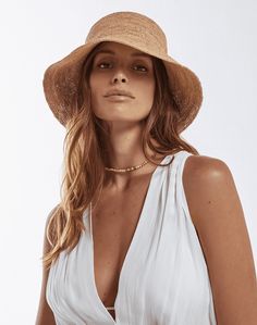 We love a good bucket hat! This versatile hat will go with any vacation look. Features: Fitted 100% Raffia Imported Style# 417-907-053 Hats Outfits For Women, Bucket Hat Outfits, Hat Outfits Summer, Raffia Bucket Hat, Bucket Hat Outfit, Glamorous Lifestyle, Maxi Dress Coverup, German Outfit, Hat Outfits