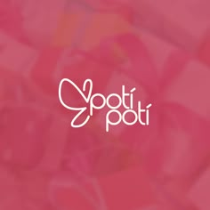 the logo for spotit pott is shown on a pink background with white lettering