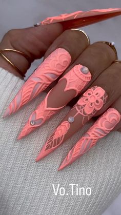 Punk Rock Nails, Pink Trucks, Pink Louis Vuitton, Pink Cars, Punk Nails, Gel Nail Art Designs, Diy Acrylic Nails, Pink Foods