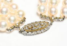 Mario Buccellati Pearl Diamond Gold Necklace Diamond Necklace Vintage, Pearl Diamond Necklace, Diamond Gold Necklace, Buccellati Jewelry, Pearl And Diamond Necklace, 18k Gold Necklace, Gold Diamond Necklace, Perfect Harmony, Pearl Diamond