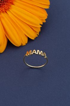 10 14k 18 Solid Gold Simple Mama Ring, Dainty Gold Mother Ring, Mothers Day Gift Jewelry, Handmade Mother Ring Mom Birthday Stacking Ring Gift Mother's Day Gift Collection Products are perfect choice for a Christmas, Mother's Day, birthday, wedding, anniversary, gift. It's a good way to show appreciation to your mom, wife, or grandmother Also, a special treat just for yourself. FEATURES * Made to order * Solid Gold (real gold, not gold plated or gold filled material) * Gold Karat: 10K (417) - 14 14k Gold Fine Jewelry For Mother's Day, Mother's Day 14k Gold Fine Jewelry, Gold Rings For Anniversary On Mother's Day, Gold Rings For Anniversary And Mother's Day, Mother's Day 14k Gold Stackable Rings, Gold Hallmarked Rings For Mother's Day, Hallmarked Ring For Mother's Day Anniversary, Hallmarked Ring For Anniversary And Mother's Day, Hallmarked Ring For Anniversary On Mother's Day