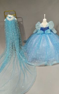 Dream Daughter, Blue Tutu Dress, Birthday Costume, Frozen Dress, Elsa Birthday, Blue Tutu, Elsa Costume, Elsa Dress, Girls Costumes