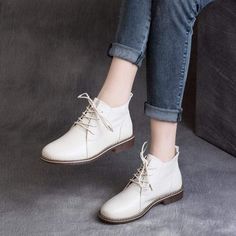 DESCRIPTION Women Shoes Main Material:CowhideHeel Type:Flat ChunkyUpper Material:Cow LeatherHeel Height: Low (1-3  cm)Closure Type: Lace Up Size:35-40 Click:Shoes size Chart Size Length Cm Inch 35 22.50 8.86'' 36 23.00 9.06'' 37 23.50 9.25'' 38 24.00 9.45'' 39 24.50 9.65'' 40 25.00 9.84'' SHIPPING   WE SHIPPING ALL OVE Smart Casual Women Summer, Leather Shoes Brand, Leather Oxfords Women, Fall Leather, Boot Design, Summer Boots, Casual Day Outfits, Womens Summer Shoes, Chunky Heels Sandals