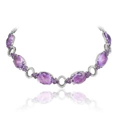 Andreoli Amethyst And Diamond Necklace features : 3.57 ct Diamond179.36 ct Amethyst56.40 g 18k GoldMade In Italy Luxury Amethyst Necklace For Formal Occasions, Luxury White Gold Amethyst Necklace, Luxury Lavender Amethyst Jewelry, Formal Amethyst Briolette Jewelry, Elegant Lavender Amethyst Gemstone, Formal Lavender Amethyst Jewelry, Cute Jewelry, Royal Family, Diamond Necklace