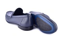 Corrente Ostrich & Deerskin Slip-On Loafer Blue Elegant slip-on Loafer from the Corrente collection in a combination of Genuine Ostrich & Supple Deerskin features soft Calfskin lining, a clean welt, and a full Leather Sole! Matching Belt Available. Elegant Blue Office Moccasins, Luxury Blue Business Moccasins, Formal Blue Moccasins With Removable Insole, Formal Blue Loafers With Textured Sole, Deer Skin, Calf Skin, Loafers, Slip On, Leather