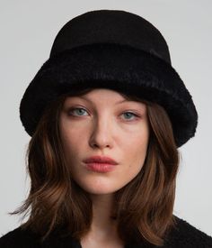 Faux-Fur Bucket Hat Faux Fur Bucket Hat, Fur Bucket, Fur Bucket Hat, Bucket Hat Black, Online Shop Accessories, Hats Accessories, Online Accessories, Bucket Hat, Faux Fur