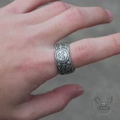 Sun Moon and Stars Stainless Steel Band Ring – GTHIC