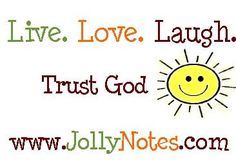 the words live love laugh and trust god