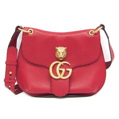 Used Gucci Gg Marmont 409154 Women's Leather Shoulder Bag Red Color (Sku: Bf576955) === General === Brand : Gucci Line : Gg Marmont Model : 409154 Country Of Origin : Italy === Design === Type : Shoulder Bag Material : Leather Color : Red Color Gender : Women === Size === Size (Hxwxd) : 24cm X 32cm X 8cm / 9.44'' X 12.59'' X 3.14'' === Inventory === Serial Number : C019428940 === Included Items === Accessories : None === Condition === Condition : Used (Very Good) Ranking : Rank A Used - A Few Tr Gucci Calf Leather Shopping Bag, Gucci Calf Leather Bags With Gold-tone Hardware, Gucci Calf Leather Crossbody Bag, Gucci Bags In Calf Leather With Leather Lining, Gucci Calf Leather Bag With Leather Lining, Gucci Red Shoulder Bag With Gold-tone Hardware, Red Gucci Shoulder Bag With Gold-tone Hardware, Designer Red Calf Leather Bag, Italy Design