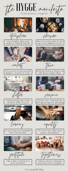 Hygge Manifesto, Hygge Aesthetic, Cozy Life