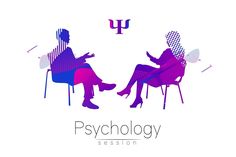 The psychologist and the client. Psychotherapy. Abstract geometric shapes. . Fluid style. Psychological counseling. Man woman talking while sitting. Modern liquid symbol logo. Design concept sign. Symbol Logo Design, Logo Design Concept, Minimalism Design, Counseling Psychology, Abstract Geometric Shapes, Women Talk, Symbol Logo, The Client, Psychologist