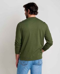 Basic? Not this guy. This easygoing henley is made of 100% organic cotton that’s garment dyed for a vintage look and feel, for everyday wear that works. Casual Cotton Crew Neck Henley, Cotton Henley For Everyday, Green Cotton Henley Neckline Top, Green Cotton Top With Henley Neckline, Everyday Cotton Crew Neck Henley, Navy Tie, This Guy, Vintage Look, Vintage Looks