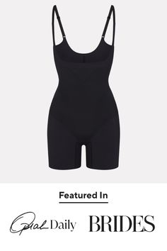 Targeted X compression sculpts your midsection, power mesh smooths your thighs, and smoothing fabric eliminates back bulge. An open bust lets you pair this bodysuit with your favorite bra. Open-Bust Mid-Thigh Bodysuit for Women in Vamp (Black)Size: 1X Compressive Workout Shapewear With Built-in Padding, Black Stretch Shapewear With Built-in Padding, Solid Fitted Shapewear For Workout, Fitted Sports Shapewear With Built-in Bra, Black Smoothing Bodysuit For Workout, High Stretch Full Coverage Swimwear With Medium Bust Support, Fitted Shapewear Bodysuit For Workout, Sculpting Shapewear With Built-in Bra For Workout, Black Sleek Shapewear With Built-in Bra