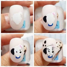 Animal Nail Designs, Animal Nail Art, May Nails, Asian Nails, Cute Nail Art Designs