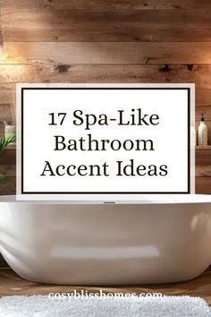 Ready to create a relaxing retreat in your bathroom? Discover these 17 earthy accent ideas that transform any space into a calm oasis. From cork bath accessories to natural finishes, each suggestion brings a touch of serenity straight to your home. Capture that spa-like ambiance by incorporating wood, stone, and water-inspired elements. Whether you're refreshing a small powder room or redesigning a spacious bathroom, these ideas will not only enhance your space but also give it a tranquil feel. Check out these stylish tips to elevate your bathroom design today! Spa Shelves Decor, Small Bathroom Oasis, Spa Style Small Bathroom, Natural Spa Bathroom Ideas, Peaceful Bathroom Decor, Home Bathroom Spa Ideas, Spa Like Powder Room Ideas, Bathroom Spa Decor Ideas Inspiration, Spa Like Small Bathroom Ideas