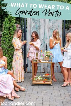 Got invited to a garden party? I am sharing some garden party outfit ideas and garden party dresses to wear for a bridal shower guest outfit idea or just spring elegant garden party dress and outfit ideas for women. Garden Party Aesthetic Outfit, Engagement Party Outfit Guest, Backyard Hosting, Bridal Shower Guest Outfit, Garden Party Aesthetic, Tea Party Attire, Boho Garden Party, Engagement Party Outfit, Food Favors