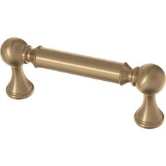 an antique style pull handle on a white background