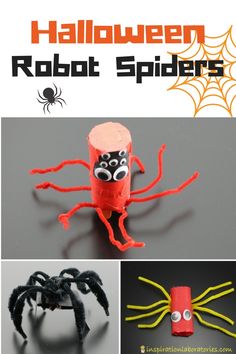 These Halloween Robot Spiders use an electric toothbrush to move. Such an easy and fun Halloween STEM or STEAM activity for kids! Halloween Stem, Halloween Science, Spider Crafts, Steam Activities, Toilet Paper Roll Crafts, Paper Roll Crafts, Halloween Spider, Halloween Crafts For Kids, Halloween Activities