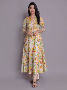 Printed Kurti Designs, डिजाइनर कपड़े, Silk Kurti Designs, Indian Kurti Designs, New Kurti Designs, Simple Kurta Designs, Designer Kurti Patterns, Simple Kurti Designs, Salwar Designs