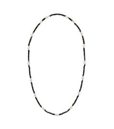 The Black Crystal Choker Necklace exudes elegance and allure with its striking design and shimmering crystals. Crafted to encircle the neck subtly, this necklace adds a touch of class to both casual and formal attire. The deep, shiny black hue of the crystals enhances its timeless appeal, making it a versatile accessory for any occasion. Additional Information Style: Casual, Spring, Minimalist Occasion: Casual, Everyday, Lounge, Night Out Length: 16"-18" Material & Care Lead & Cadmium safe Pleas Elegant Adjustable Pearl Chain Crystal Necklace, Elegant Adjustable Crystal Necklace With Pearl Chain, Elegant Adjustable Black Crystal Necklace, Black Pearl Chain Jewelry For Formal Occasions, Formal Black Jewelry With Pearl Chain, Classic Black Pearl Chain Necklace, Elegant Black Pearl Necklace For Evening, Formal Black Pearl Chain Jewelry, Elegant Black Pearl Necklace