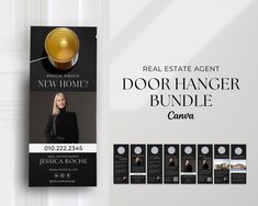 a real estate agent door hanger bundle