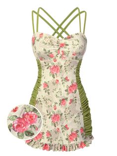 Elegant Swimwear, Retro Stage, Swimsuit Inspo, Swim Dresses, Rose Details, Bathing Suit Dress, Suit Ideas, Swimming Suits, Vintage Swimsuit