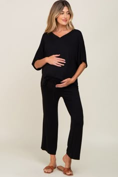 Black Cropped Pant Maternity Set– PinkBlush Maternity Outfits For Work Offices, Maternity Casual Outfits Summer, Business Casual Outfits Maternity, Pregnant Casual Outfits, Fall Maternity Outfits Casual, Maternity Teacher Outfits, Office Maternity Outfits, Work Maternity Outfits, Maternity Outfit Summer