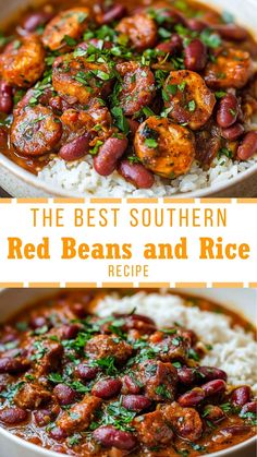 The Best Southern Red Beans and Rice Recipe Damn Delicious Red Beans And Rice, Red Bean And Sausage Recipes, Cajun Red Beans And Rice Recipe Instant Pot, 21 Day Fix Red Beans And Rice, Cajun Red Beans And Rice Crockpot, Red Bean Rice And Sausage, Spicy Red Beans And Rice, Red Bean Rice Recipe, Authentic Cajun Red Beans And Rice Recipe