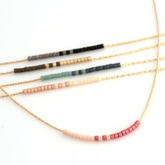 "Cute minimalist necklace with your choice of 5 different color combinations. Wear your necklace as a choker or layered with a bar necklace. The colorful and minimal design makes this a perfect special occasion or everyday necklace. A beautiful and simple gift for her, birthday gift, bridesmaid gift, Mother's day gift or christmas gift. *listing is for one bead necklace. NECKLACE * Choice of 5 color options:gray & black,bronze & gold,sage& slate,rose gold & cream,light pink & Minimalist Beaded Necklaces With Adjustable Chain, Minimalist Single Strand Beaded Necklace, Minimalist Beaded Necklace With Delicate Adjustable Chain, Minimalist Adjustable Beaded Necklace With Delicate Chain, Minimalist Beaded Necklace With Delicate Chain As Gift, Minimalist Handmade Beaded Necklace For Everyday, Everyday Minimalist Beaded Necklace With Delicate Chain, Minimalist Everyday Beaded Necklaces, Minimalist Colorful Beaded Jewelry For Gifts