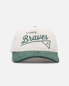 New Era Atlanta Braves 'Heritage Golf' Pre-Curved Golfer Snapback Chrome White Starting Fresh, Chrome White, Culture Kings, Winter Clothes, Retro Look, Atlanta Braves, White Style, Hat Fashion, New Era